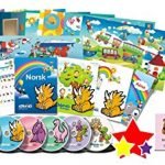 Norwegian for Kids Deluxe set, Norwegian Language Learning Dvds, Books, Posters and Flashcards for Children