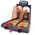 KidsHobby® Double finger hand eye brain coordination of children's basketball shooting game toy gifts early desktop
