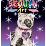 KSG Arts and Crafts 3D Sequin Art 0501 Cat 3D Polystyrene Model Kit