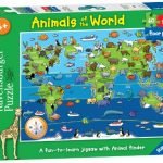 Ravensburger Animals of the World, 60pc Giant Floor Jigsaw Puzzle