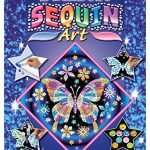 Ksg Arts and Crafts Sequin Art and Stardust Craft Kit (Butterfly)