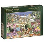 Falcon de luxe Winter Garden Jigsaw Puzzle (1000-Piece)
