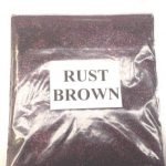 100G RUST BROWN GLITTER NAIL ART CRAFT FLORISTRY WINE GLASS