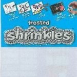 Shrink Art Plastic Frosted Blank Sheets,