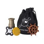 Silicone Toy Teething Set - Pirate Bubba Bag Baby & Toddler Teething Toys -Relieve pain, aid hand eye co-ordination with a premium, high grade long lasting silicone teethers. Dishwasher and steriliser safe. PVC BPA & Phthalate free! - Alternative to sophie the giraffe or teething ring