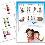 Action Words and Verbs Flash Cards for Language Learning - Set 3