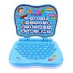 Domybest Multifunction Early Education Machine Kids Learning Chinese English Language Tablet Computer Toy (Blue)