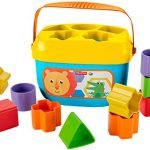 Fisher-Price FFC84 Baby's First Blocks, Baby Shape Sorter Toy, Suitable for 6 Months Plus