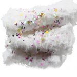 Newest DIKEWANG Stress Reliver Toy Strong Toughness InterestingColorful Mixing Cloud Cotton Candy Slime Squishy Scented Stress Kids Clay Toy,Exercise The Kids' Coordination Ability With Hands,Eyes And Brain (White)