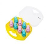 Exerz Art EX588JP - DIY Art & Craft Jumbo Punch Set 8 PCS in a Storage Box - Yellow