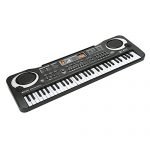 JINRUCHE Multi-function 61 Mini-Key Music Piano Keyboard Portable Electronic Musical Instrument with Microphone For Kids Children Gift