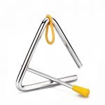 Hosaire 1X Musical Triangle Beater Percussion Metal Instrument Music School Toy