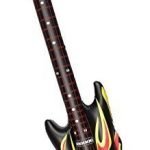Inflatable Blow up Guitar - 103cm - Flame Design Party Decoration