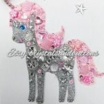 Button art craft kit - Unicorn: children and adult diy, handmade craft kit, home decoration, birthday present