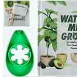 AvoSeedo Gardening Gifts for Children - Grow fun floating Avocado tree kit at home - book included with educational arts and crafts for kids, cookbook & plant activities
