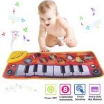 PROACC Piano Playmat, Kids Keyboard Music Playmat Toy, Funny Dancing Mat for 3-36 Months Babies Toddler Boys and Girls Gift