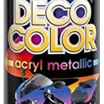 DECO COLOR METALLIC GLITTER SPRAY PAINT 400ml UNIQUE METALIZED EFFECT DIY BIKE MOTO CRAFT ART (green)