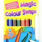 8 Magic Colour Swap Pen Set Colouring Girls Boys Children Gift Art Crafts Party