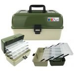 Ace Arts 3 Tray Cantilever Artists Craft Box. Storage for Art Materials, Media, Paints, Sewing, Knitting, Macrame, Embroidery etc.