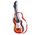 Vicoki Kids Electric Guitar 4 String Music Guitar Chidren Musical Toy with Light Playing Function