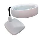 Magnifying Magnifier Glass, LED Lighted Hands Free Neck and Desk with Light Stand for Reading Needlework Hobby Jewelry Repair Cross Stitch Art Crafts (Desk Magnifier)