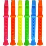 Henbrandt 12 x Mini Flutes Whistle Recorders Birthday Party Loot Bag Pinata Toys Fillers