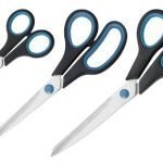 Westcott Easy Grip Soft Grip Scissor - Black/Blue (Set of 3)