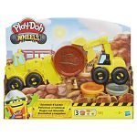 Play-Doh Wheels Excavator and Loader Toy Construction Trucks