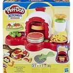 Play-Doh Stamp 'n Top Pizza Oven Toy with 5 Non-Toxic Play-Doh Colours