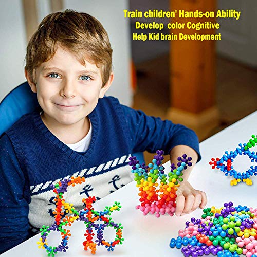 Shawe Building Blocks Kids Educational Toys STEM Toys Building Discs Sets Interlocking Solid Plastic for Preschool Kids Boys and Girls Safe Material for Kids Package with Storage Bag SmarToys