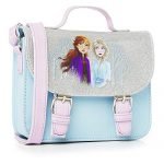 Disney Frozen 2 Handbag for Girls, Glitter Satchel Bag Featuring Anna and Elsa, Frozen Accessories, Children Cross Body Fashion Shoulder Bag, for girls