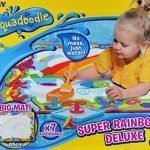 Aquadoodle Super Rainbow Deluxe Large Water Doodle Mat, Official TOMY No Mess Colouring & Drawing Game, Ideal Christmas Gift Suitable for Toddlers and Children From 18 Months
