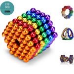 UiDor Magic Building Blocks Sculpture Toys with 216pcs and 5mm for Intelligence Development and Stress Relief,Great For Office School Home Education (Multicolor)