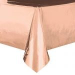 Ayush party Foil Rose Gold Plastic Tablecloth