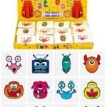 Henbrandt Monsters Temporary Tattoos for Children 24 Assorted Designs Perfect Party Bag Filler & Gift Idea for Children (Pack of 24)
