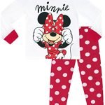 Disney Minnie Mouse Girls Minnie Mouse Pyjamas, Multicoloured, Age 4 to 5 Years