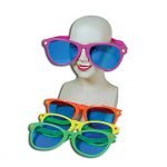 Sun Specs Jumbo Glasses Accessory for Tropical Hawaiian Beach Fancy Dress Glasses